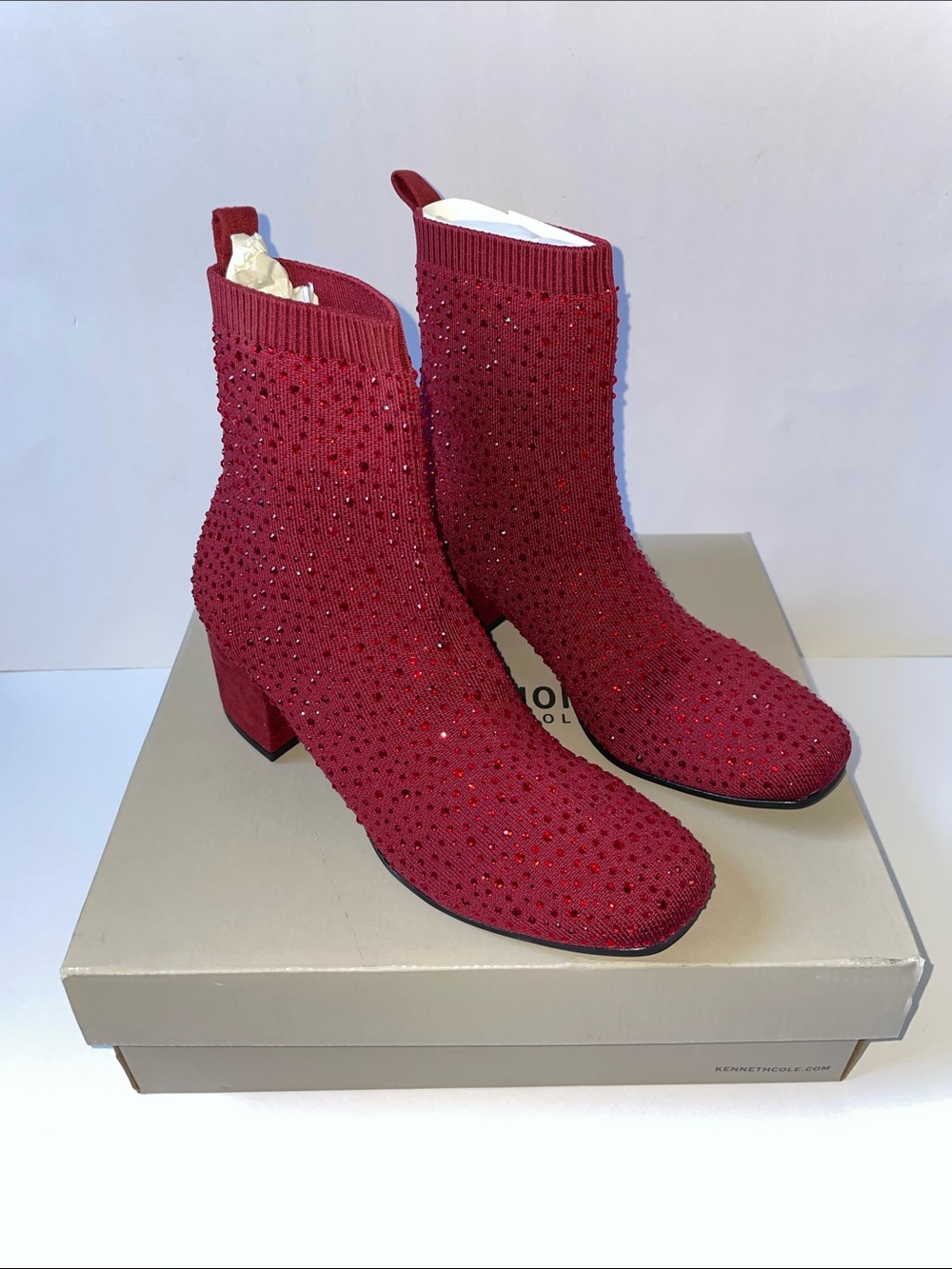 NIB Kenneth Cole size 8M Rida Stretch Boots.  2” heel.